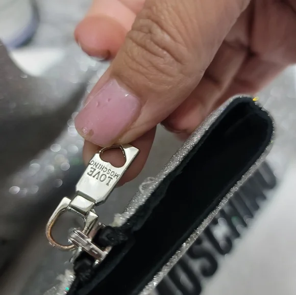 Love moschino silver glitter metallic booties - Picture 5 of 10